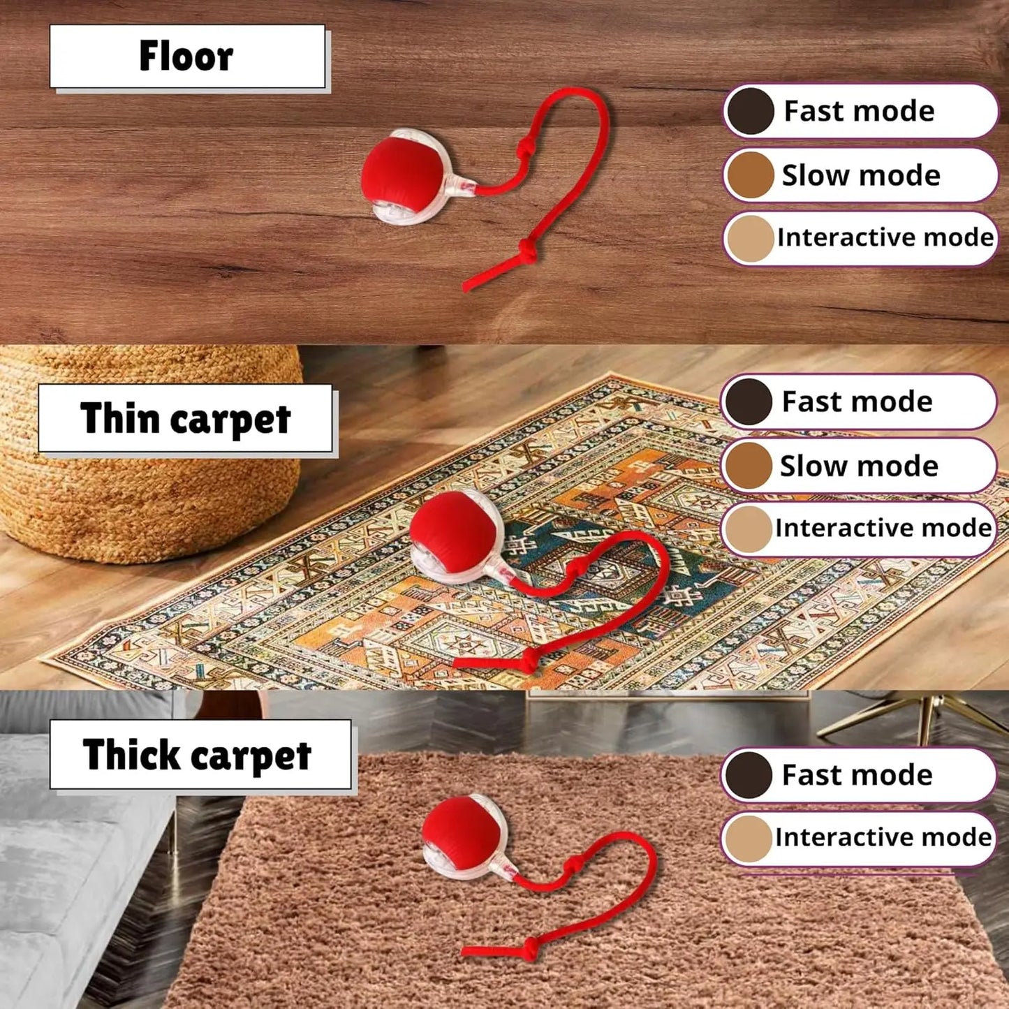Speedy Tail 2.0 Interactive Pet Toy FurEase